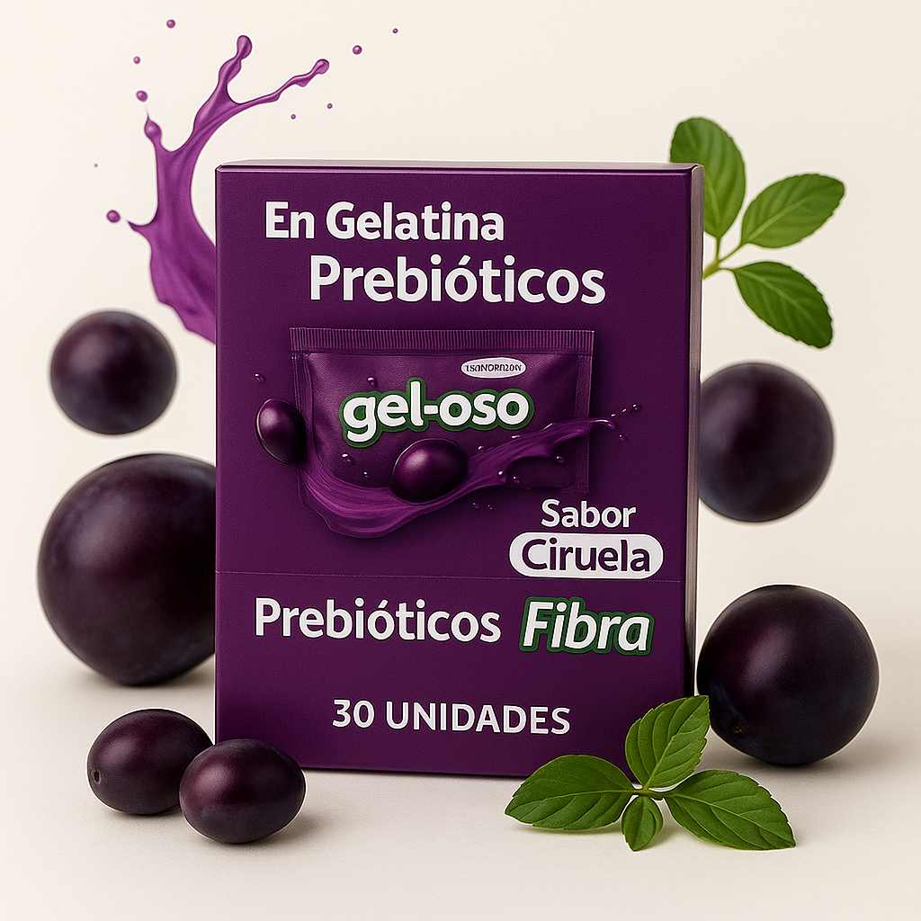 El Gel-Oso Prebióticos Sabor Ciruela