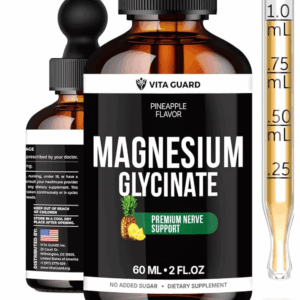 Glicinato de Magnesio Gotero 500mg — Sabor Piña (Vita Guard) 60ml
